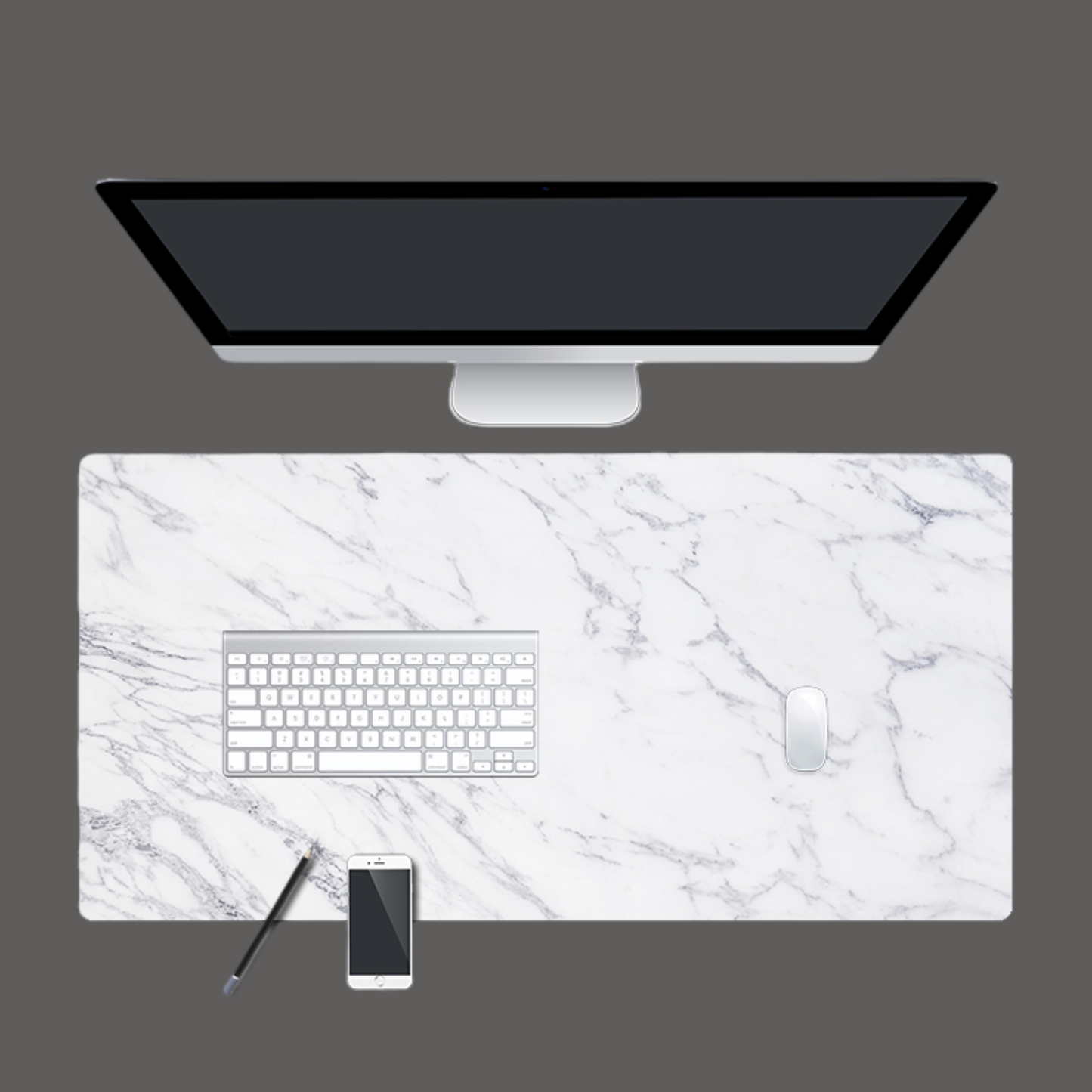 Desk Pad - Marble Moves